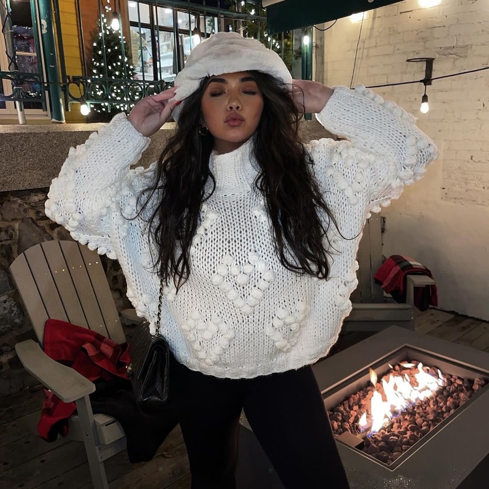 Fluffy sweater